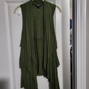 Women's sleeveless cardigan